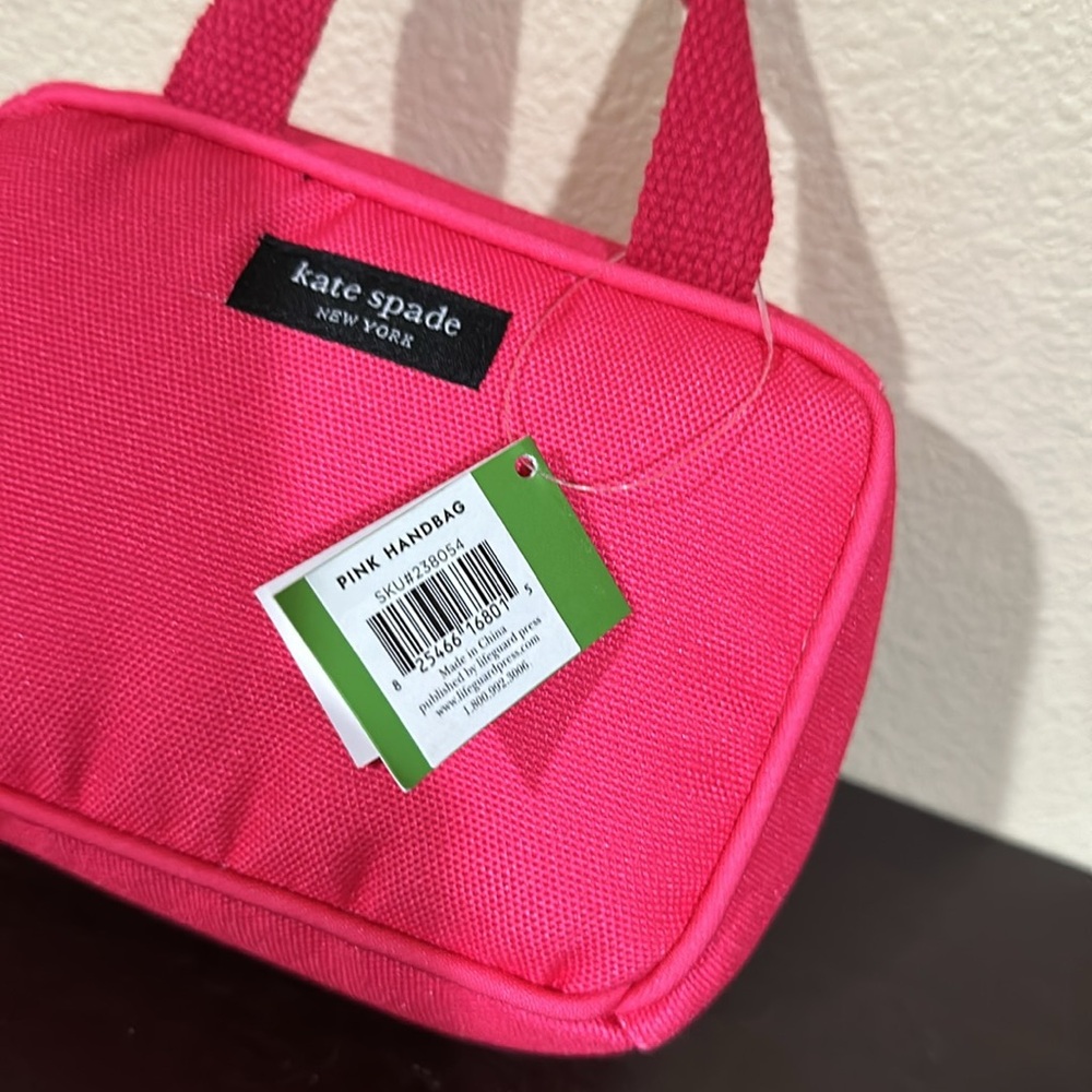 New Kate Spade hot pink Handbag squeaky dog toy - Picture 4 of 7